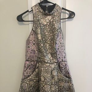 Urban outfitters metallic dress